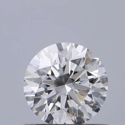 Certified Diamond GIA Carats 0.52 Color F Clarity VVS2  EX  EX  EX Fluorescence NON Brown No Milky No EyeClean 100%