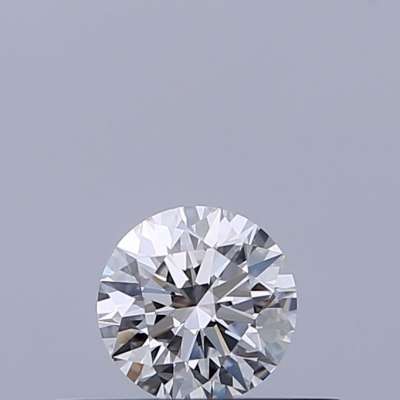 Certified Diamond GIA Carats 0.25 Color D Clarity VVS1  EX  EX  EX Fluorescence NON Brown No Green No Milky No EyeClean 100%