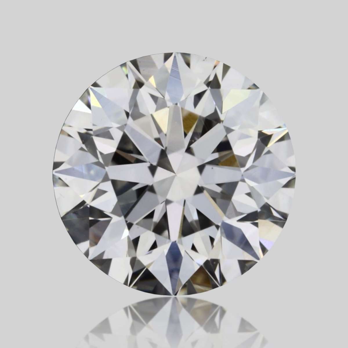 Certified Diamond GIA Carats 0.58 Color F Clarity VS2  EX  EX  EX Fluorescence NON Brown No Green No Milky No EyeClean 100%