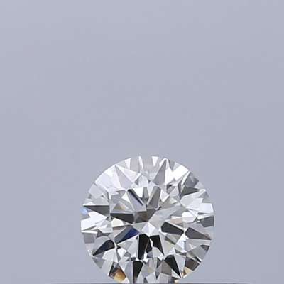 Certified Diamond IGI Carats 0.18 Color F Clarity VVS2  EX  EX  EX Fluorescence NON Brown No Milky No EyeClean 100%