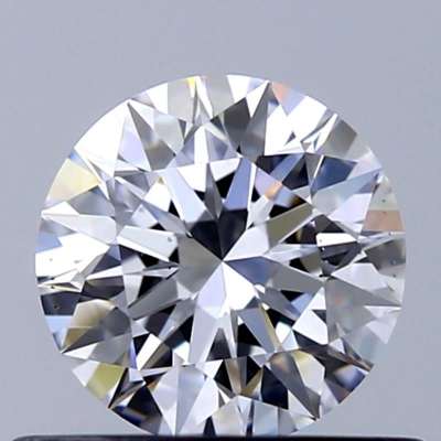 Certified Diamond GIA Carats 0.53 Color D Clarity VS2  EX  EX  EX Fluorescence NON Brown No Green No Milky No EyeClean 100%