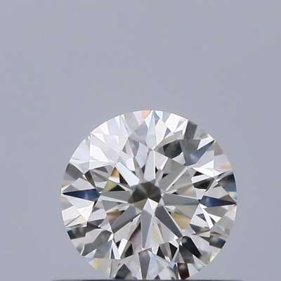 Certified Diamond IGI Carats 0.42 Color H Clarity VVS1  EX  EX  EX Fluorescence NON Brown No Milky No EyeClean 100%