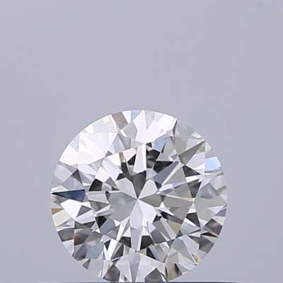 Certified Diamond GIA Carats 0.5 Color F Clarity VVS1  EX  EX  EX Fluorescence NON Brown No Milky No EyeClean 100%