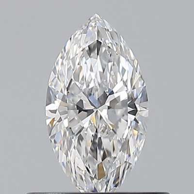 Certified Diamond GIA Carats 0.5 Color D Clarity VVS2  -  EX  VG Fluorescence NON Brown No Green No Milky No EyeClean 100%