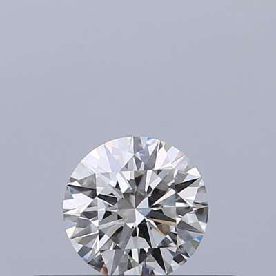 Certified Diamond GIA Carats 0.26 Color F Clarity VVS1  EX  EX  EX Fluorescence NON Brown No Milky No EyeClean 100%