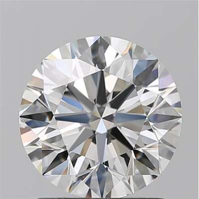 Certified Diamond GIA Carats 1.62 Color H Clarity VVS2  EX  EX  EX Fluorescence NON Brown No Milky No EyeClean 100%