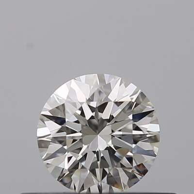 Certified Diamond GIA Carats 0.37 Color H Clarity VVS2  EX  EX  EX Fluorescence NON Brown No Milky No EyeClean 100%