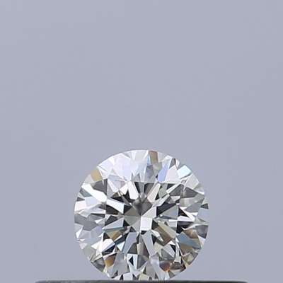 Certified Diamond IGI Carats 0.2 Color F Clarity VVS1  EX  EX  EX Fluorescence NON Brown No Milky No EyeClean 100%