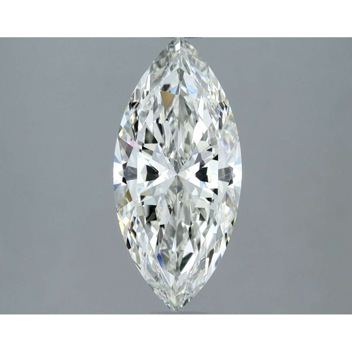 Certified Diamond IGI Carats 1.53 Color H Clarity VS2  -  EX  EX Fluorescence FNT Brown No Green No Milky No EyeClean 100%