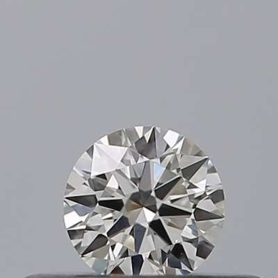 Diamante Certificato GIA Carati 0.19 Colore G Purezza VVS2  EX  EX  EX Fluorescenza NON Brown No Milky No EyeClean 100%