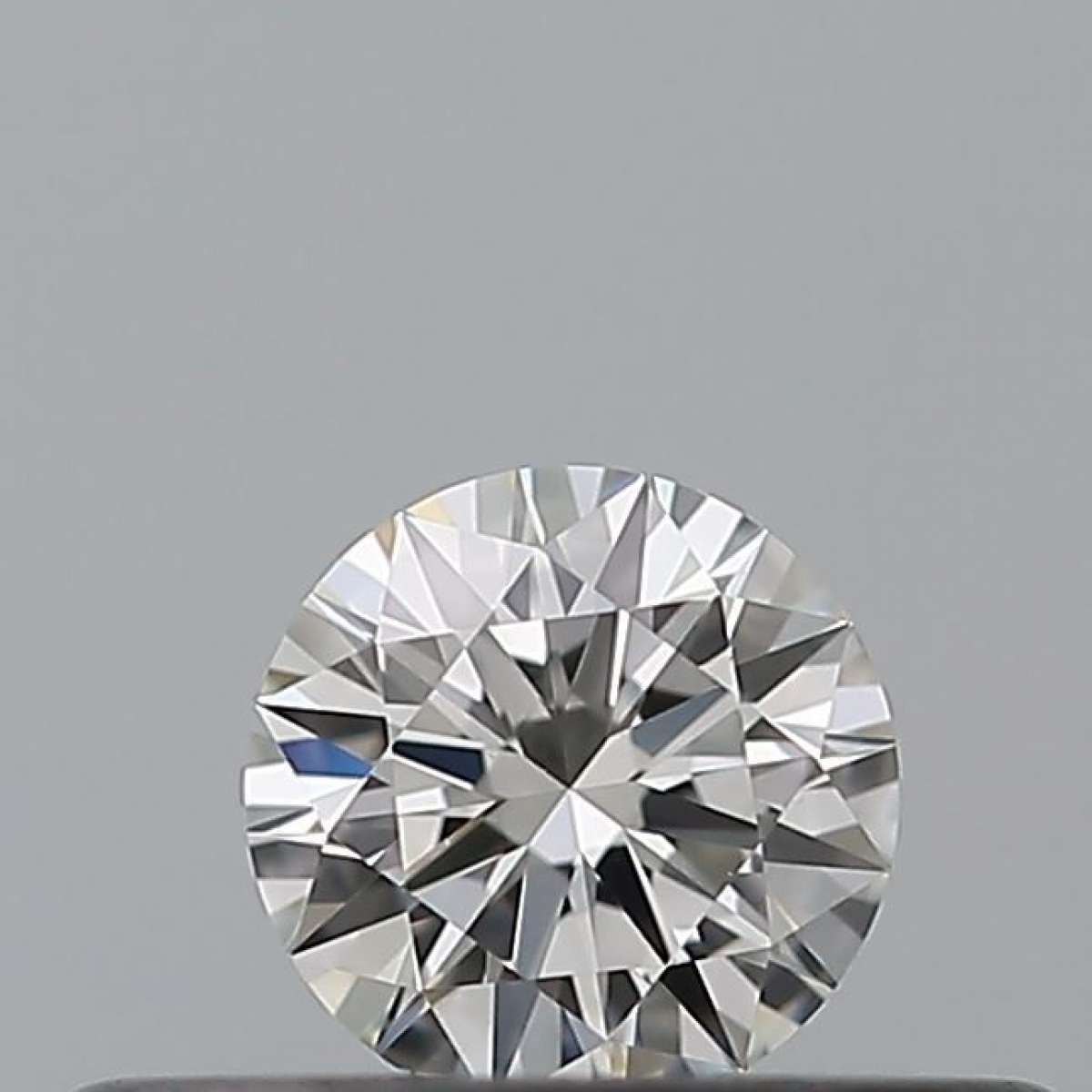 Diamante Certificato GIA Carati 0.19 Colore H Purezza VVS1  EX  EX  EX Fluorescenza FNT Brown No Milky No EyeClean 100%