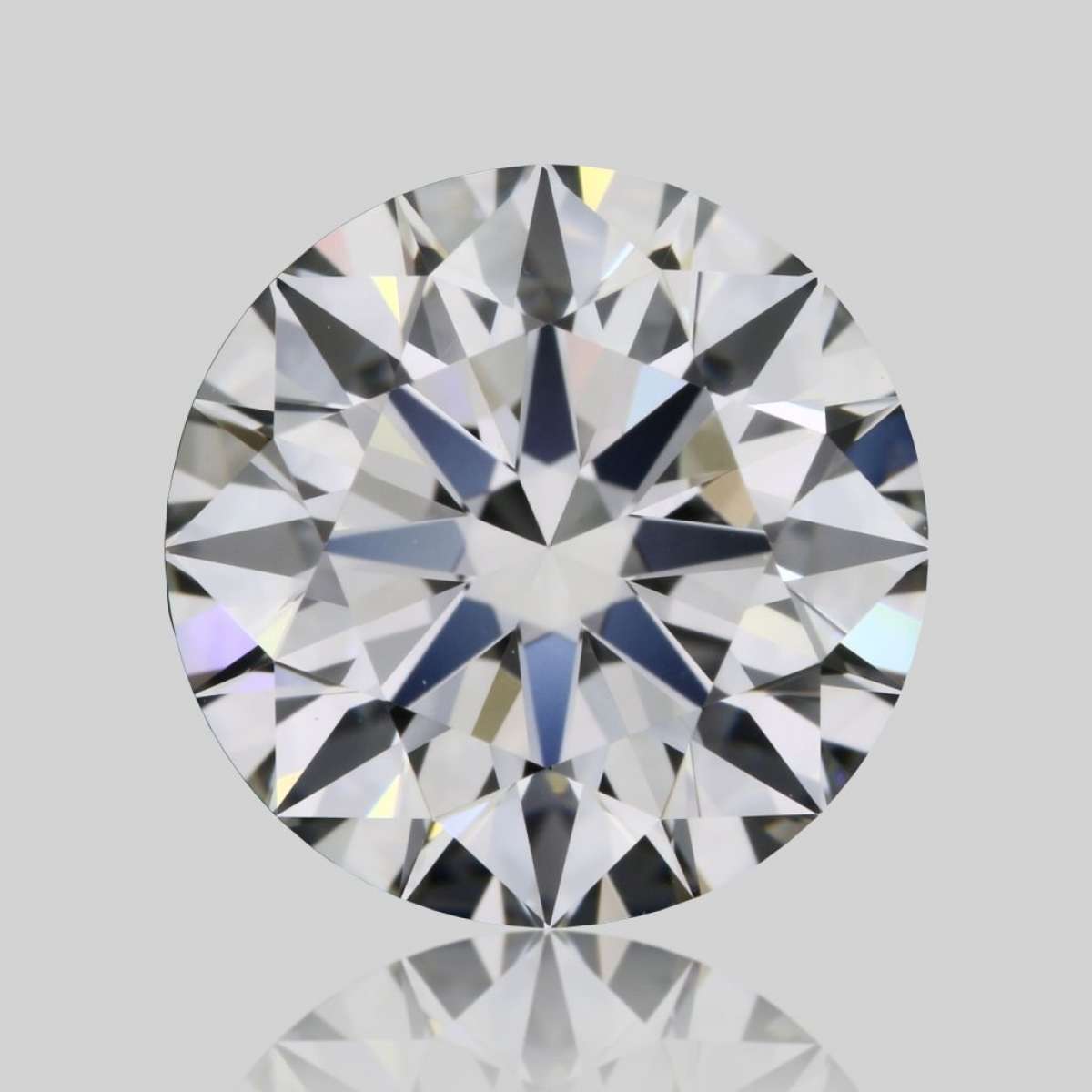 Certified Diamond GIA Carats 1.5 Color F Clarity VVS2  EX  EX  EX Fluorescence NON Brown No Green No Milky No EyeClean 100%