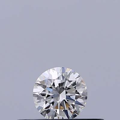 Certified Diamond IGI Carats 0.18 Color F Clarity VVS2  EX  EX  EX Fluorescence NON Brown No Milky No EyeClean 100%