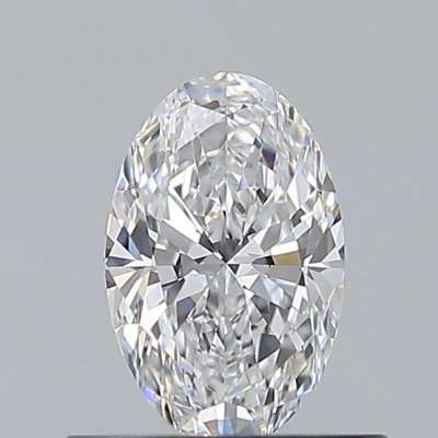 Certified Diamond GIA Carats 0.5 Color D Clarity VVS1  -  EX  VG Fluorescence NON Brown No Green No Milky No EyeClean 100%