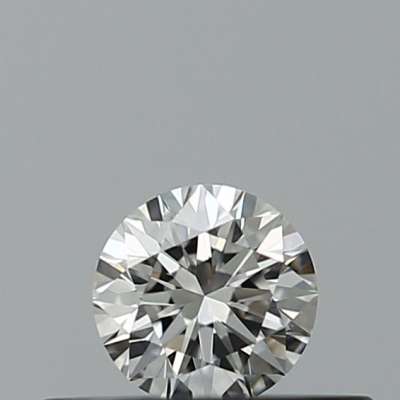 Diamante Certificato GIA Carati 0.18 Colore G Purezza VVS1  EX  EX  EX Fluorescenza FNT Brown No Milky No EyeClean 100%