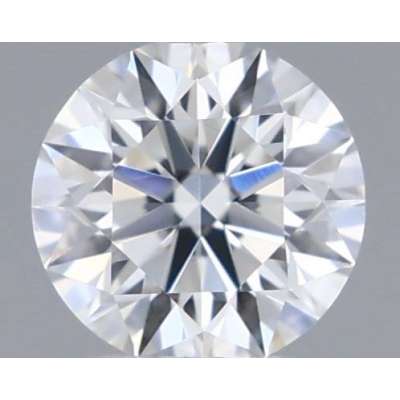 Certified Diamond GIA Carats 0.18 Color H Clarity VVS2  EX  VG  EX Fluorescence NON Brown No Green No Milky No EyeClean 100%