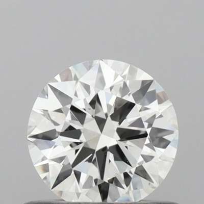 Certified Diamond IGI Carats 0.53 Color H Clarity VS1  EX  EX  EX Fluorescence FNT Brown No Green No Milky No EyeClean 100%