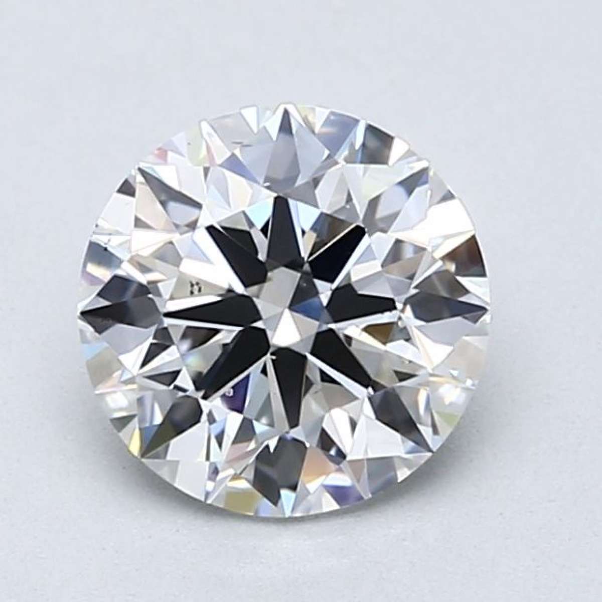 Certified Diamond GIA Carats 1.52 Color F Clarity SI1  EX  EX  EX Fluorescence FNT Brown No Green No Milky No EyeClean 100%