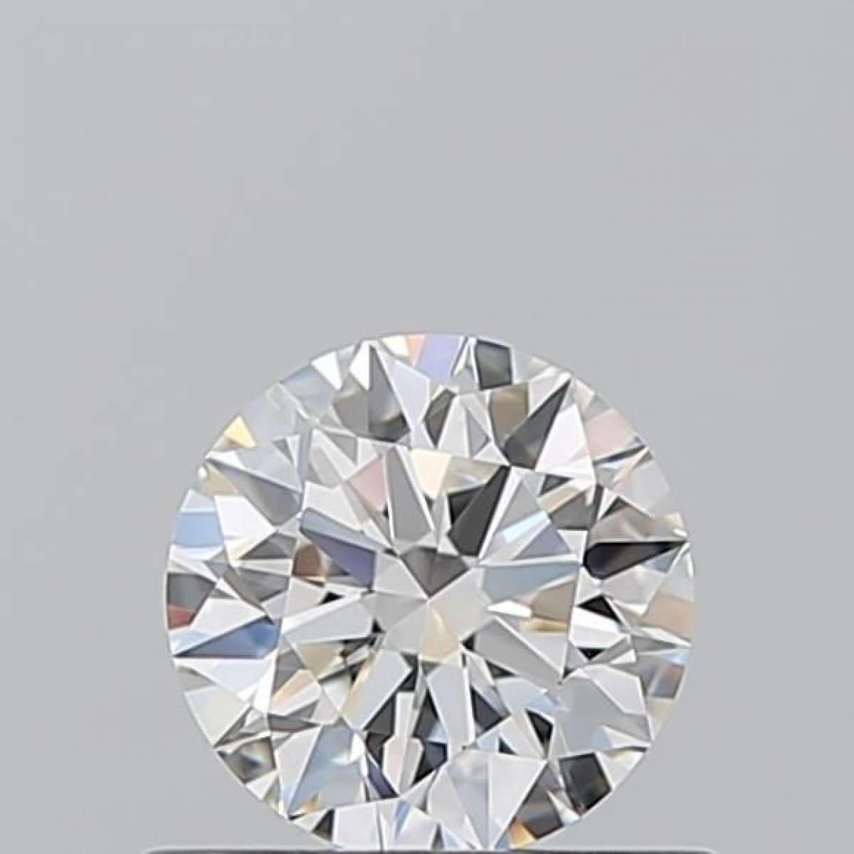 Certified Diamond GIA Carats 0.6 Color H Clarity VVS2  EX  EX  EX Fluorescence FNT Brown No Milky No EyeClean 100%