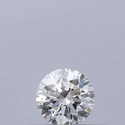 Certified Diamond IGI Carats 0.18 Color F Clarity IF  EX  EX  EX Fluorescence NON Brown No Milky No EyeClean 100%
