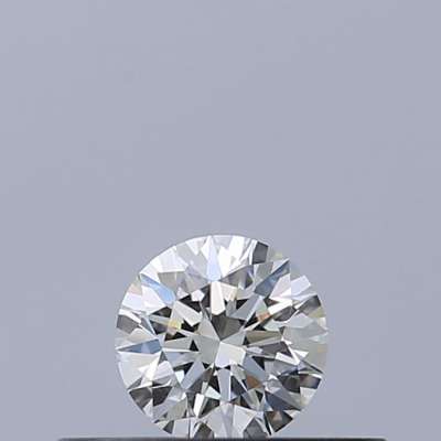 Certified Diamond IGI Carats 0.2 Color F Clarity VVS1  EX  EX  EX Fluorescence NON Brown No Milky No EyeClean 100%