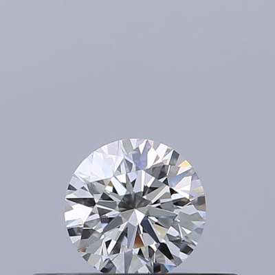 Certified Diamond GIA Carats 0.25 Color D Clarity VVS1  EX  VG  EX Fluorescence NON Brown No Green No Milky No EyeClean 100%