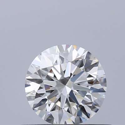 Certified Diamond GIA Carats 0.51 Color F Clarity VVS1  EX  EX  EX Fluorescence NON Brown No Milky No EyeClean 100%