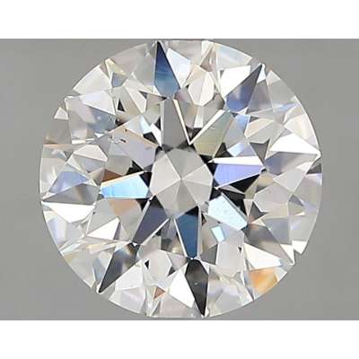 Certified Diamond GIA Carats 1.5 Color F Clarity SI1  EX  EX  EX Fluorescence FNT Brown No Green No Milky No EyeClean 100%