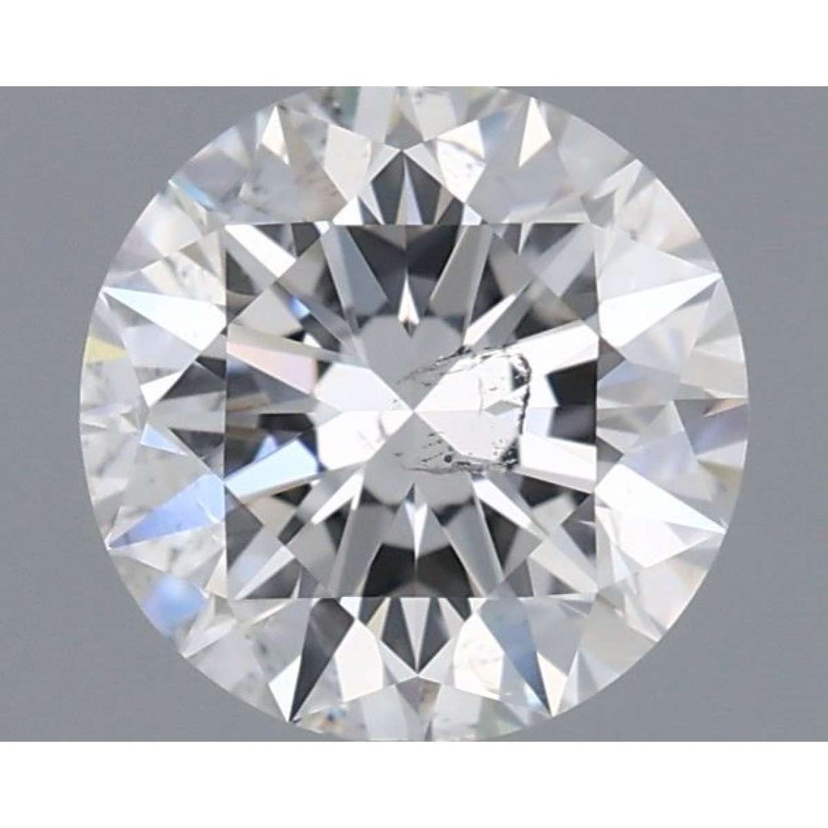 Certified Diamond GIA Carats 1.03 Color F Clarity SI2  EX  EX  EX Fluorescence NON Brown No Green No Milky No EyeClean 100%