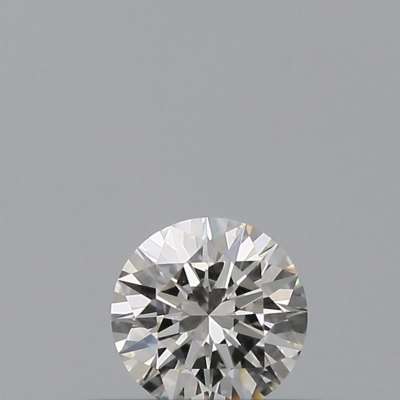 Certified Diamond GIA Carats 0.18 Color H Clarity IF  EX  EX  EX Fluorescence FNT Brown No Milky No EyeClean 100%