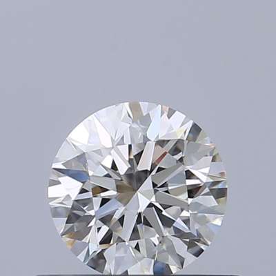 Certified Diamond GIA Carats 0.5 Color E Clarity VVS1  EX  EX  EX Fluorescence FNT Brown No Green No Milky No EyeClean 100%