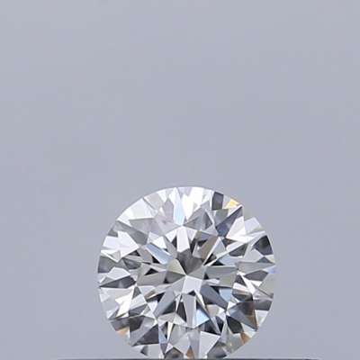 Diamante Certificato GIA Carati 0.22 Colore D Purezza VVS1  EX  EX  EX Fluorescenza NON Brown No Green No Milky No EyeClean 100%