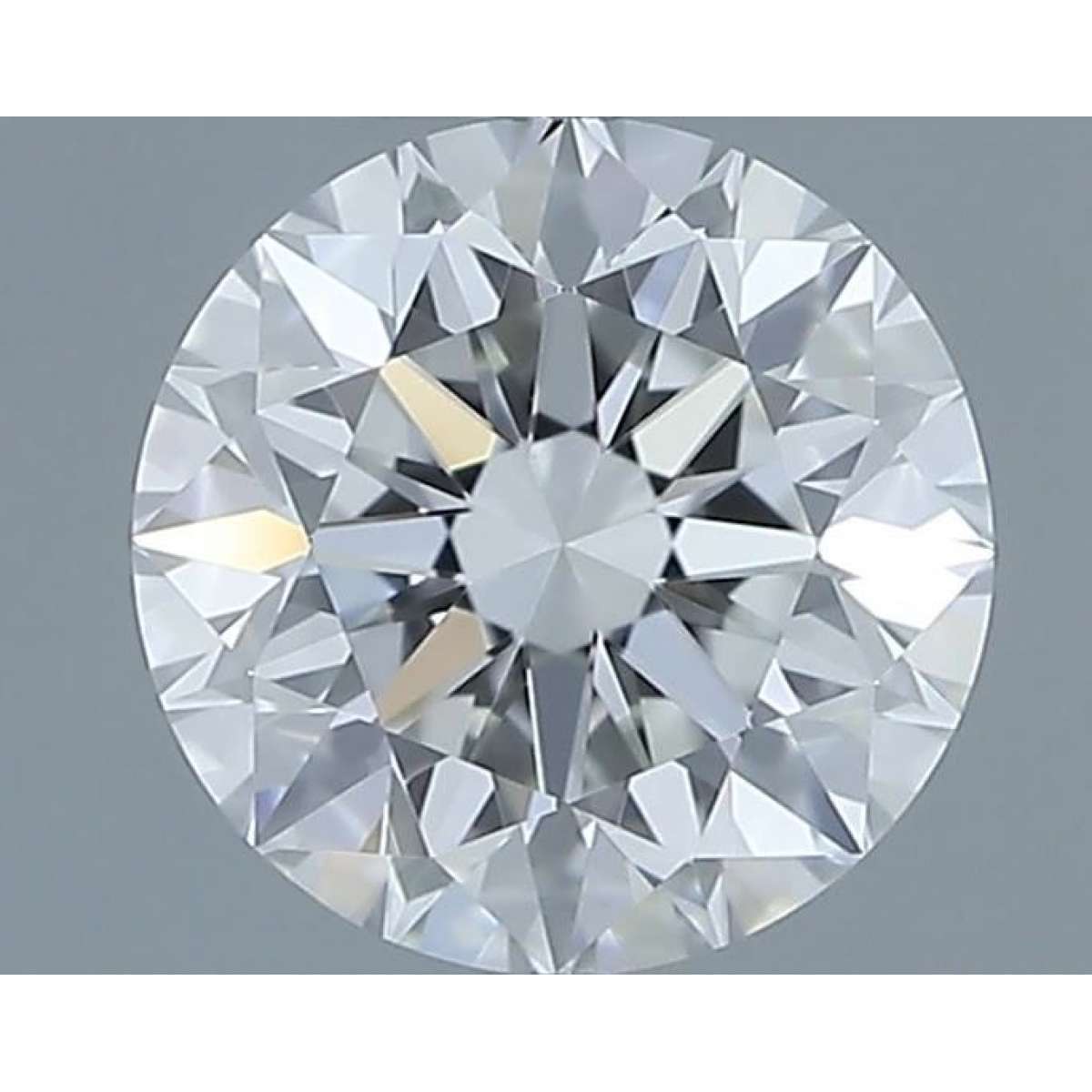 Certified Diamond IGI Carats 0.61 Color F Clarity VVS2  EX  EX  EX Fluorescence FNT Brown No Milky No EyeClean 100%