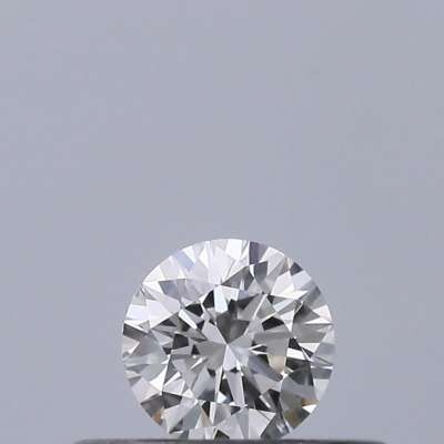 Certified Diamond IGI Carats 0.18 Color F Clarity VVS2  EX  EX  EX Fluorescence NON Brown No Milky No EyeClean 100%