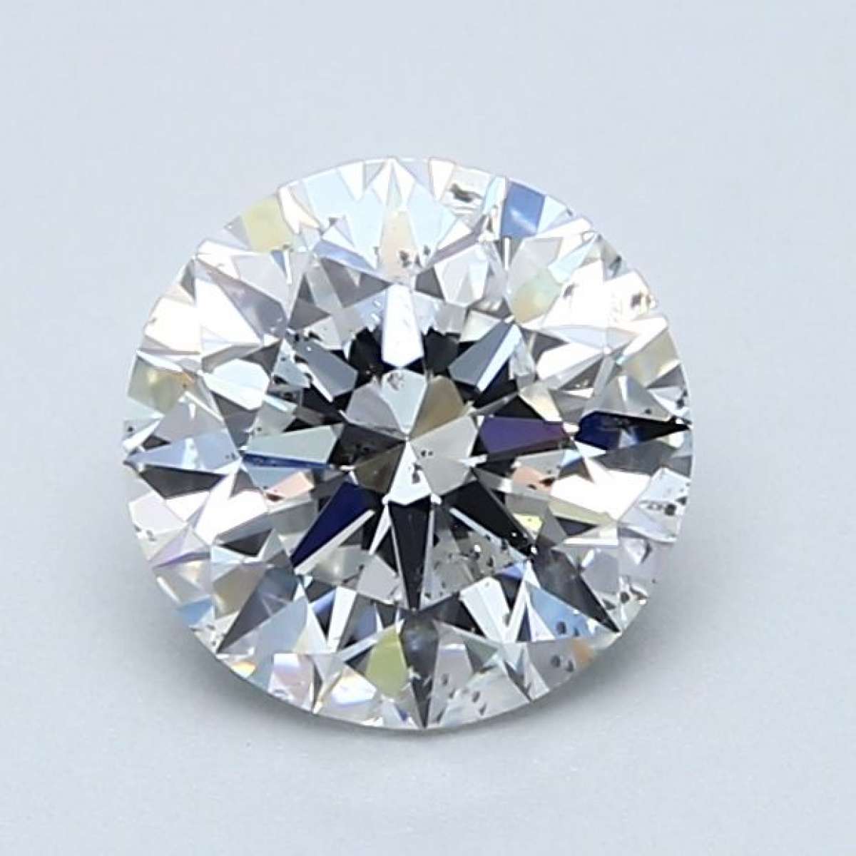 Certified Diamond GIA Carats 1.5 Color F Clarity SI2  EX  EX  VG Fluorescence NON Brown No Green No Milky No EyeClean 100%