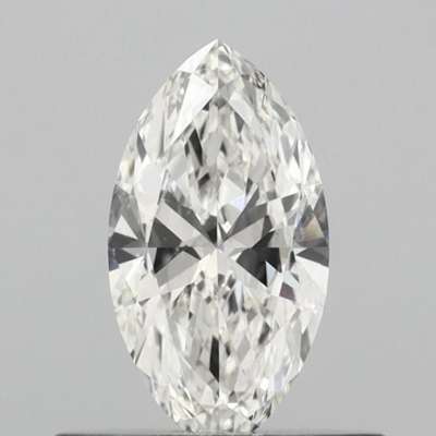 Certified Diamond IGI Carats 0.4 Color H Clarity VS1  -  VG  EX Fluorescence FNT Brown No Green No Milky No EyeClean 100%