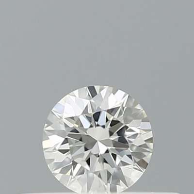 Certified Diamond IGI Carats 0.19 Color F Clarity VVS1  EX  EX  EX Fluorescence NON Brown No Milky No EyeClean 100%