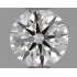 Certified Diamond GIA Carats 0.61 Color F Clarity VVS2  EX  EX  EX Fluorescence FNT Brown No Green No Milky No EyeClean 100%