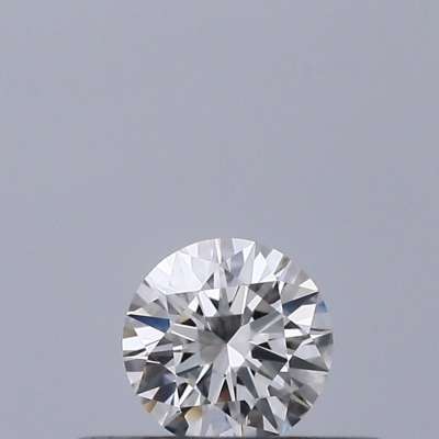 Certified Diamond IGI Carats 0.18 Color F Clarity VVS1  VG  EX  EX Fluorescence NON Brown No Milky No EyeClean 100%