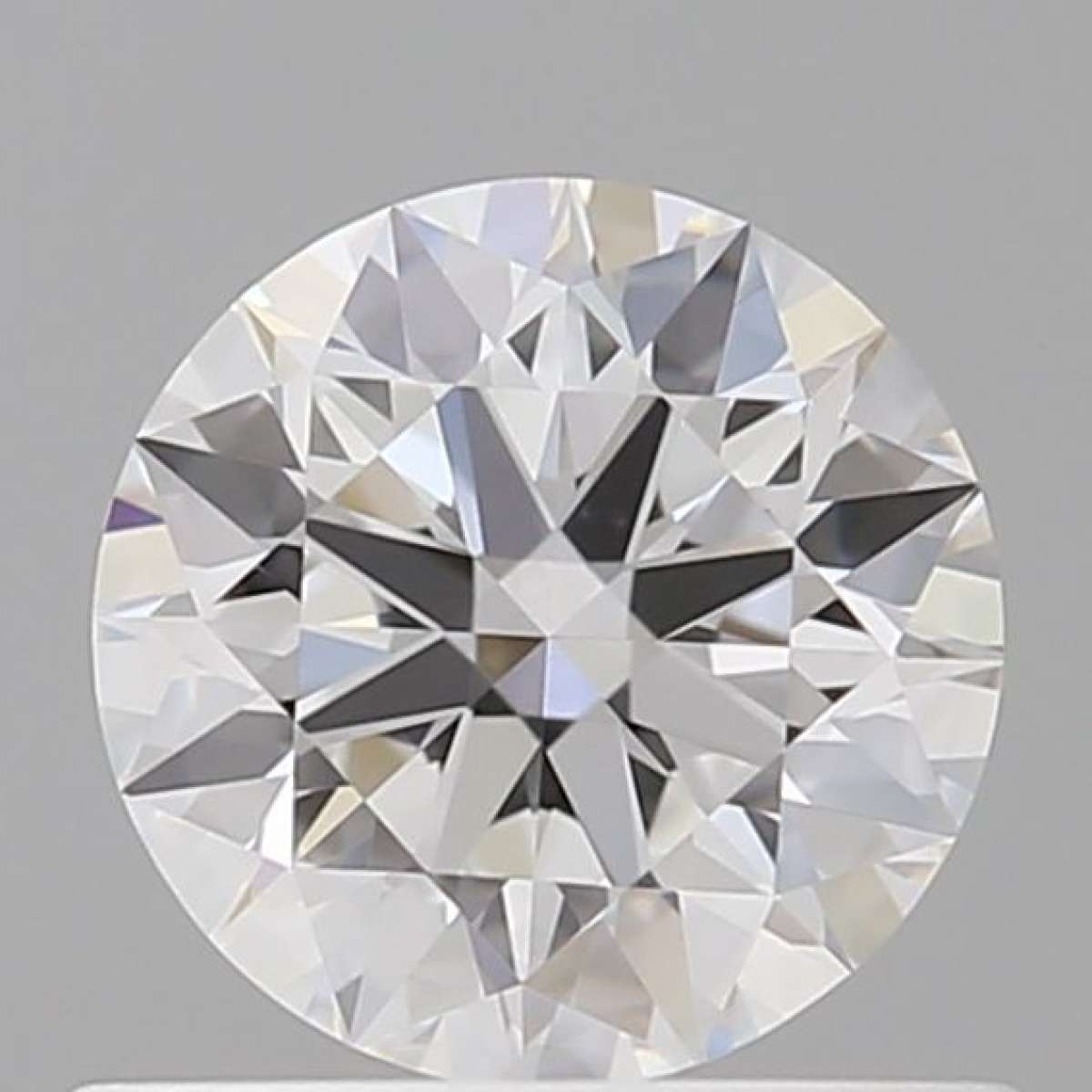 Certified Diamond GIA Carats 0.53 Color D Clarity VVS2  EX  EX  EX Fluorescence FNT Brown No Green No Milky No EyeClean 100%