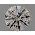 Certified Diamond GIA Carats 0.43 Color H Clarity VVS2  EX  EX  EX Fluorescence MED Brown No Green No Milky No EyeClean 100%