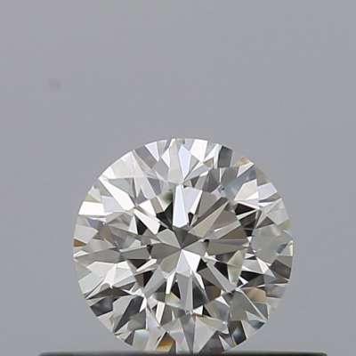 Certified Diamond IGI Carats 0.35 Color G Clarity VVS1  EX  EX  EX Fluorescence NON Brown No Milky No EyeClean 100%