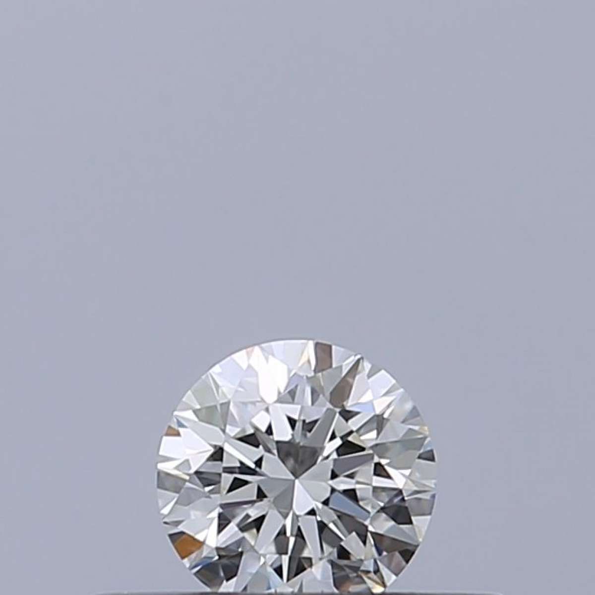 Certified Diamond IGI Carats 0.19 Color F Clarity VVS1  EX  EX  EX Fluorescence NON Brown No Milky No EyeClean 100%