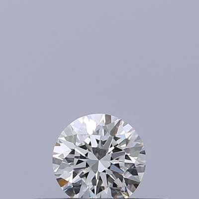 Certified Diamond IGI Carats 0.19 Color F Clarity VVS1  EX  EX  EX Fluorescence NON Brown No Milky No EyeClean 100%