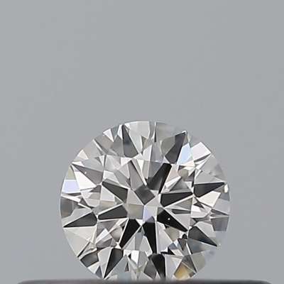 Diamante Certificato GIA Carati 0.19 Colore G Purezza VS1  EX  EX  EX Fluorescenza FNT Brown No Milky No EyeClean 100%