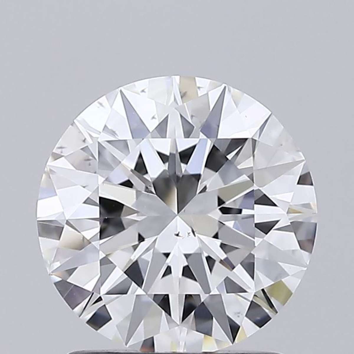 Certified Diamond GIA Carats 1.5 Color F Clarity VS2  EX  EX  EX Fluorescence FNT Brown No Green No Milky No EyeClean 100%