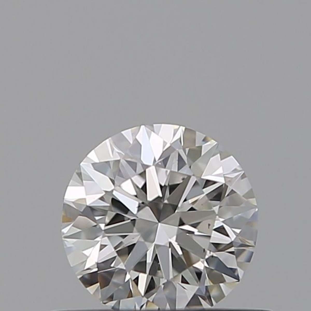 Certified Diamond HRD Carats 0.42 Color F Clarity VS2  EX  EX  EX Fluorescence NON Brown No Milky No EyeClean 100%