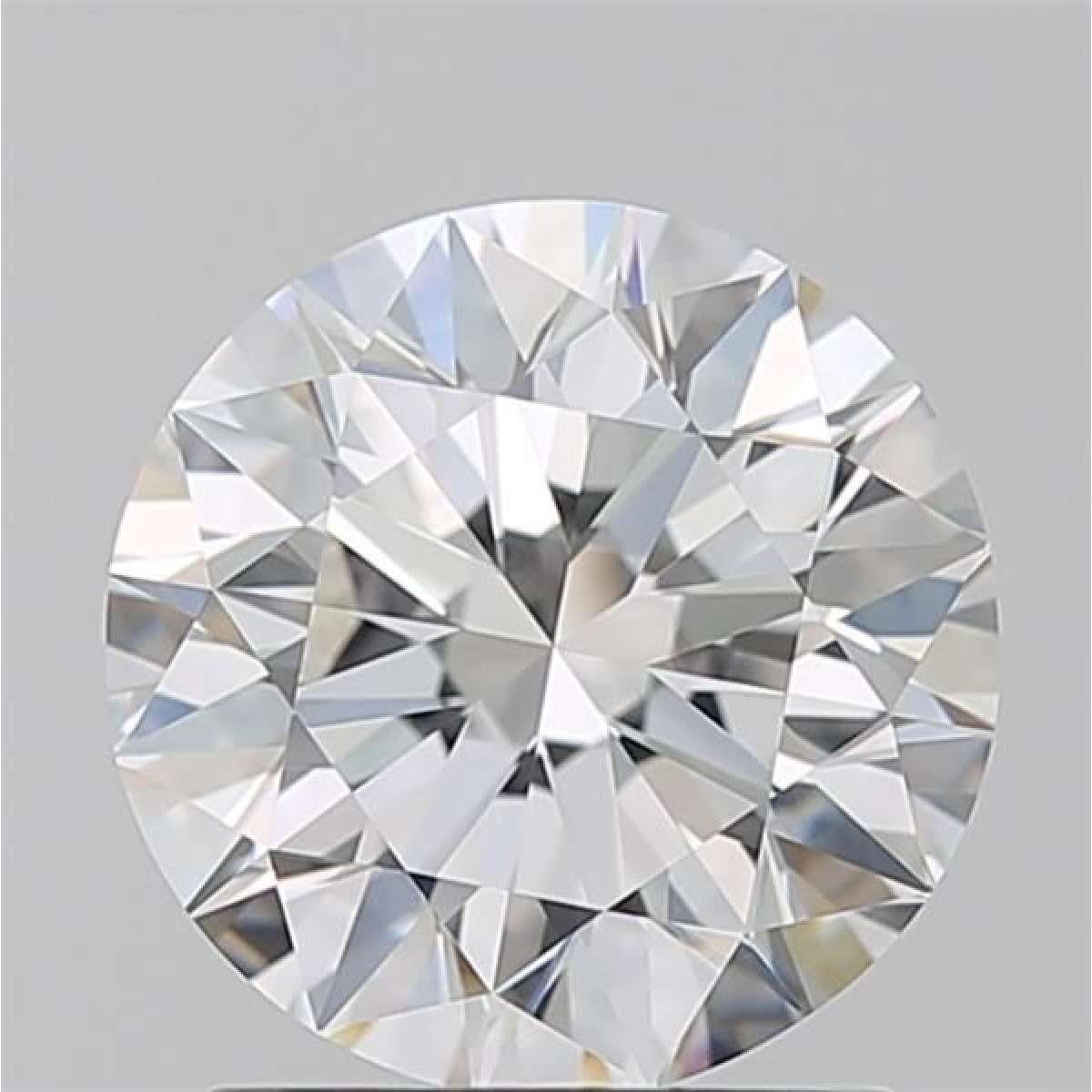 Certified Diamond GIA Carats 1.7 Color F Clarity VVS2  EX  EX  EX Fluorescence MED Brown No Milky No EyeClean 100%