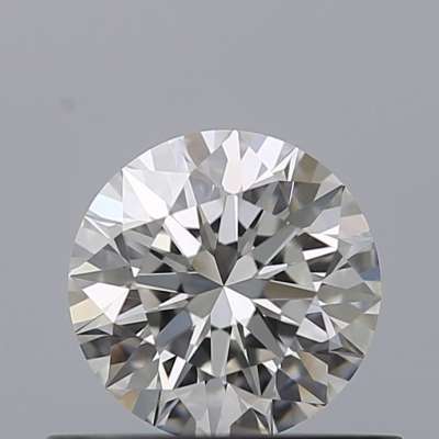 Certified Diamond GIA Carats 0.52 Color F Clarity VVS2  EX  EX  EX Fluorescence NON Brown No Milky No EyeClean 100%