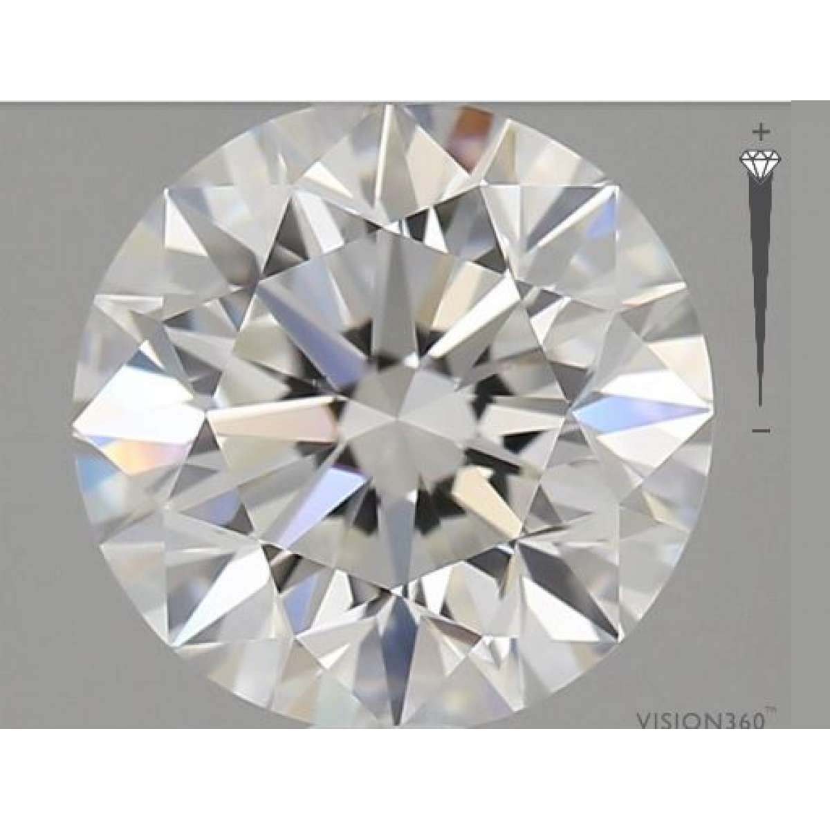 Certified Diamond GIA Carats 1.2 Color F Clarity VS1  EX  EX  EX Fluorescence FNT Brown No Green No Milky No EyeClean 100%
